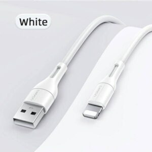 USAMS Kabelis U68 lightning 2A Fast Charge 1m baltos spalvos SJ500USB02 (US-SJ500) - Image 9