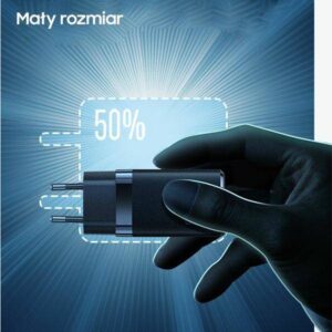 USAMS Tinklo įkroviklis T41 USB-C+USB GaN 47W PD+QC (only head) Fast Charging baltos spalvos CC137TC02 (US-CC137) - Image 4