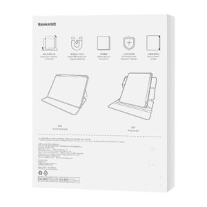 Baseus Minimalist Series IPad 10.2" Magnetic protective case (dėklas planšetiniam kompiuteriui violetinės spalvos) - Image 7