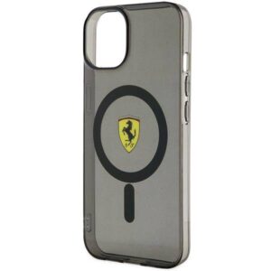 Apple iPhone 14 Plus Ferrari dėklas Translucent Magsafe (FEHMP14MURKK) juodos spalvos - Image 6