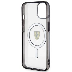 Apple iPhone 14 Ferrari dėklas Outline Magsafe (FEHMP14SURKT) skaidrus - Image 7