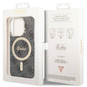 Apple iPhone 13 Pro Guess dėklas 4G MagSafe (GUHMP13LH4STK) juodos spalvos - Image 7