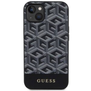 Apple iPhone 14 Plus Guess dėklas GCube Stripes MagSafe (Guhmp14mhgcfsek) juodos spalvos - Image 3