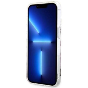 Apple iPhone 14 Guess dėklas Flower MagSafe (GUHMP14SHCFWST) skaidrus - Image 5