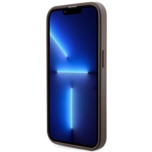 Apple iPhone 14 Pro Guess dėklas GCube Stripes MagSafe MagSafe (GUHMP14LHGCFSEW) rudos spalvos - Image 5
