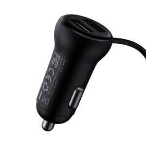 Car Bluetooth MP3 Player Baseus T Shaped S-16 Black OS - Image 5