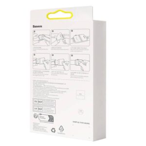 Apsauginė plėvelė Apple Watch 4 / 5 / 6 / SE (40MM) Baseus NanoCrystal skaidri - Image 6
