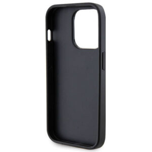 Apple iPhone 13 Pro Max Guess 4G Strass Metal Logo (GUHCP13XPS4DGPK) juodos spalvos - Image 7