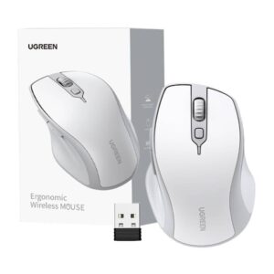 belaidė pelė UGREEN MU101 2.4G baltos spalvos - Image 4