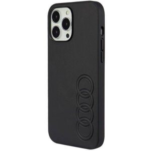 Apple iPhone 13 Pro Max Audi Synthetic odinis dėklas (AU-TPUPCIP13PM-TT/D1-BK) juodos spalvos - Image 3