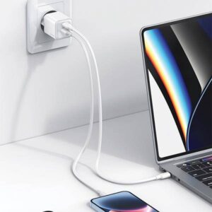 USAMS Tinklo įkroviklis 1xUSB+1xUSB-C PD30W 3A (only head) PD3.0 Fast Charging juodos spalvos X-ron Series CC189TC01 (US-CC189) - Image 5