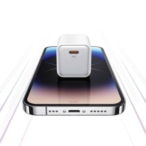 USAMS Tinklo įkroviklis 1xUSB-C PD30W 3A (only head) PD3.0 Fast Charging violetinis X-ron Series CC186TC03 (US-CC186) - Image 4