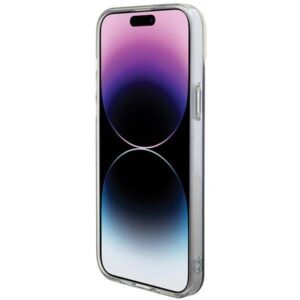 Apple iPhone 15 Pro Guess dėklas IML Iridescent MagSafe (GUHMP15LHITSK) juodos spalvos - Image 5