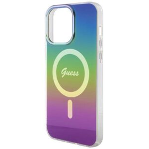 Apple iPhone 15 Pro Guess dėklas IML Iridescent MagSafe (GUHMP15LHITSK) juodos spalvos - Image 6