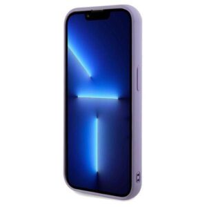 Apple iPhone 14 Pro Max Guess dėklas Sequin Script Metal (GUHCP14XPSFDGSU) violetinės spalvos - Image 5