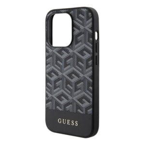 Apple iPhone 15 Pro Guess dėklas GCube Stripes MagSafe (GUHMP15LHGCFSEK) juodos spalvos - Image 6