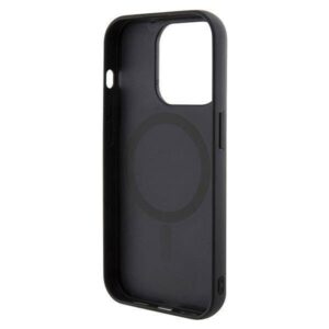 Apple iPhone 15 Pro Guess dėklas GCube Stripes MagSafe (GUHMP15LHGCFSEK) juodos spalvos - Image 7