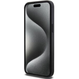 Apple iPhone 13 Pro Karl Lagerfeld dėklas Gripstand Saffiano Choupette Pins (KLHCP13LGSACHPK) juodos spalvos - Image 5