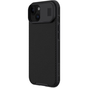 Apple iPhone 15 Nillkin CamShield Pro Magnetic dėklas telefonui juodos spalvos - Image 4