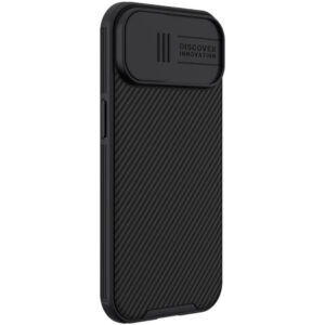 Apple iPhone 15 Nillkin CamShield Pro Magnetic dėklas telefonui juodos spalvos - Image 6