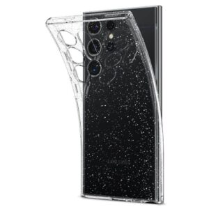Samsung Galaxy S24 Ultra Spigen Liquid Crystal Glitter dėklas telefonui skaidrus - Image 6