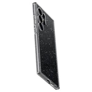 Samsung Galaxy S24 Ultra Spigen Liquid Crystal Glitter dėklas telefonui skaidrus - Image 7