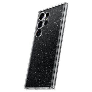Samsung Galaxy S24 Ultra Spigen Liquid Crystal Glitter dėklas telefonui skaidrus - Image 8