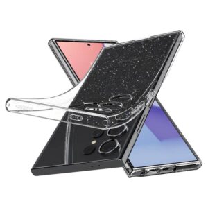 Samsung Galaxy S24 Ultra Spigen Liquid Crystal Glitter dėklas telefonui skaidrus - Image 9