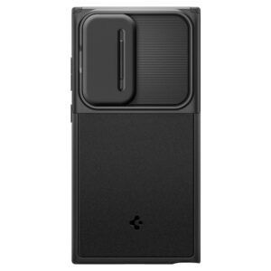 Samsung Galaxy S24 Ultra Spigen Optik Armor dėklas telefonui juodos spalvos - Image 3