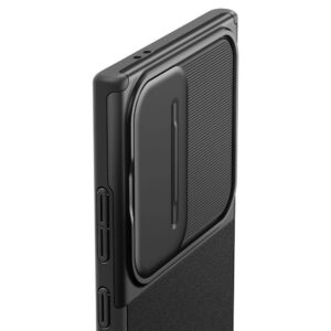 Samsung Galaxy S24 Ultra Spigen Optik Armor dėklas telefonui juodos spalvos - Image 6
