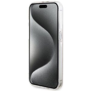 Apple iPhone 14 Pro Max Guess dėklas IML 4G Gold Stripe (GUHCP14XH4PSEGP) rožinės spalvos - Image 5