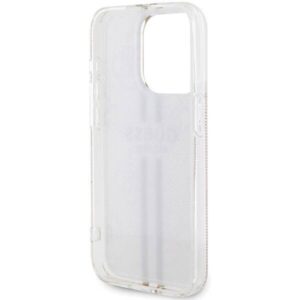 Apple iPhone 14 Pro Max Guess dėklas IML 4G Gold Stripe (GUHCP14XH4PSEGP) rožinės spalvos - Image 7