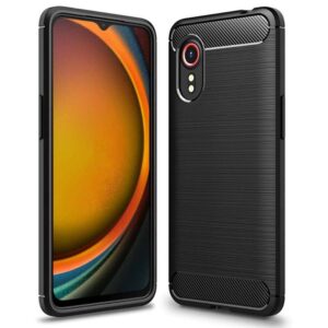 Samsung Galaxy XCover 7 Tech-Protect TPU Carbon dėklas telefonui juodos spalvos