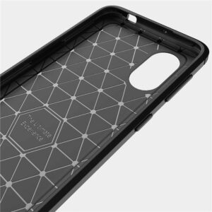 Samsung Galaxy XCover 7 Tech-Protect TPU Carbon dėklas telefonui juodos spalvos - Image 3