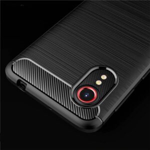 Samsung Galaxy XCover 7 Tech-Protect TPU Carbon dėklas telefonui juodos spalvos - Image 7