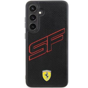Samsung Galaxy S24 Ferrari dėklas Big SF Perforated (FEHCS24SPINK) juodos spalvos - Image 3