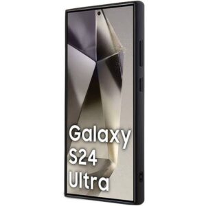 Samsung Galaxy S24 Ultra Karl Lagerfeld dėklas Rhinestone Metal Logo (KLHCS24LHDSPRK) juodos spalvos - Image 5