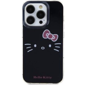 Apple iPhone 13 Pro Max Hello Kitty dėklas IML Kitty Face (HKHCP13XHKHLK) juodos spalvos - Image 3