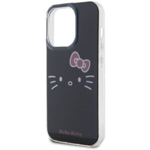 Apple iPhone 13 Pro Max Hello Kitty dėklas IML Kitty Face (HKHCP13XHKHLK) juodos spalvos - Image 6