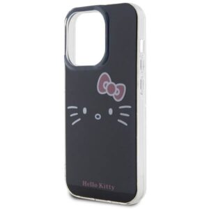 Apple iPhone 15 Pro Hello Kitty dėklas IML Kitty Face (HKHCP15LHKHLK) juodos spalvos - Image 6