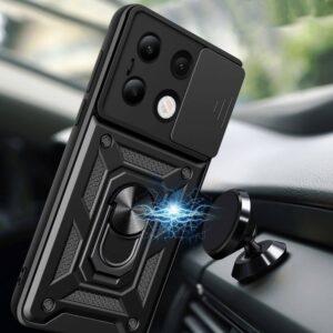 Xiaomi Redmi Note 13 4G/LTE Tech-Protect Camshield Pro dėklas telefonui juodos spalvos - Image 4