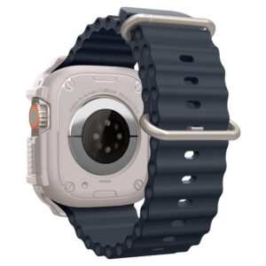 Apple Watch Ultra 1 / 2 (49mm) Spigen Rugged Armor beige dėklas laikrodžiui - Image 4