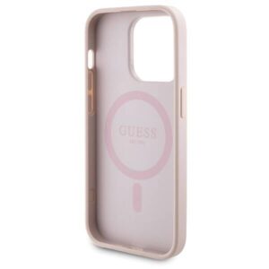 Apple iPhone 14 PRO Guess dėklas + Powerbank MagSafe 4G Metal Logo 5000mAh (GUBPM5P14L4GEMGP) rožinės spalvos - Image 7