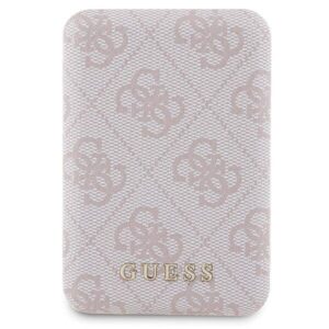 Apple iPhone 14 PRO Guess dėklas + Powerbank MagSafe 4G Metal Logo 5000mAh (GUBPM5P14L4GEMGP) rožinės spalvos - Image 8