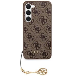 Samsung Galaxy A35 5G Guess dėklas 4G Charms Collection (GUHCSA35GF4GBR) rudos spalvos - Image 3