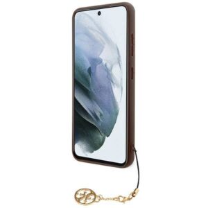 Samsung Galaxy A35 5G Guess dėklas 4G Charms Collection (GUHCSA35GF4GBR) rudos spalvos - Image 5