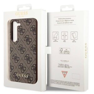 Samsung Galaxy A35 5G Guess dėklas 4G Charms Collection (GUHCSA35GF4GBR) rudos spalvos - Image 8
