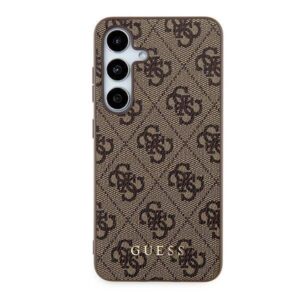 Samsung Galaxy A35 5G Guess Hard Dėklas 4G Metal Gold Logo (GUOHCSA35G4GFBR) rudos spalvos - Image 3