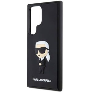 Samsung Galaxy S24 Ultra Karl Lagerfeld dėklas 3D Rubber Ikonik (KLHCS24L3DRKINK) juodos spalvos - Image 6