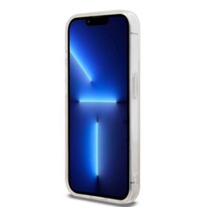 Apple iPhone 13 Pro DKNY dėklas IML Checkered Mono Pattern & Printed Stripes MagSafe (DKHMP13LHCPTSP) rožinės spalvos - Image 5